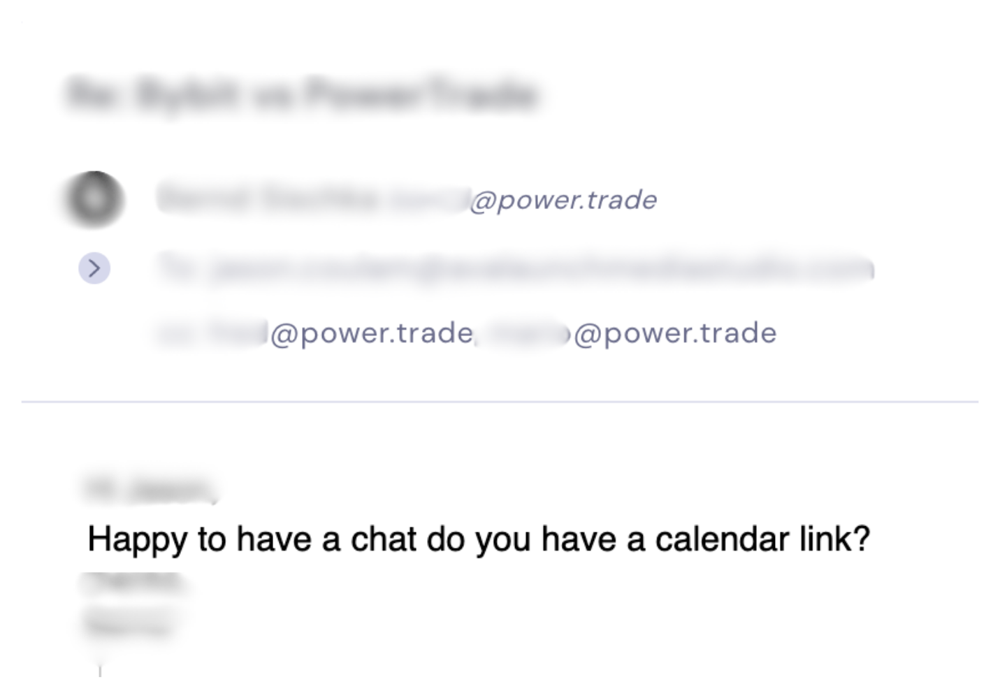 Cold email reply from a prospect